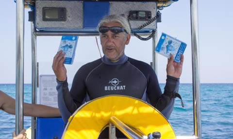 Jean-Marie Espervie,votre  moniteur de plongée diplômé et du  Club de plongée A Madreperla